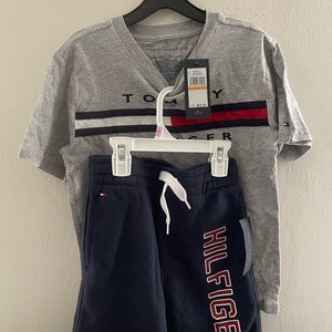 NWT Tommy Hilfiger boys short set